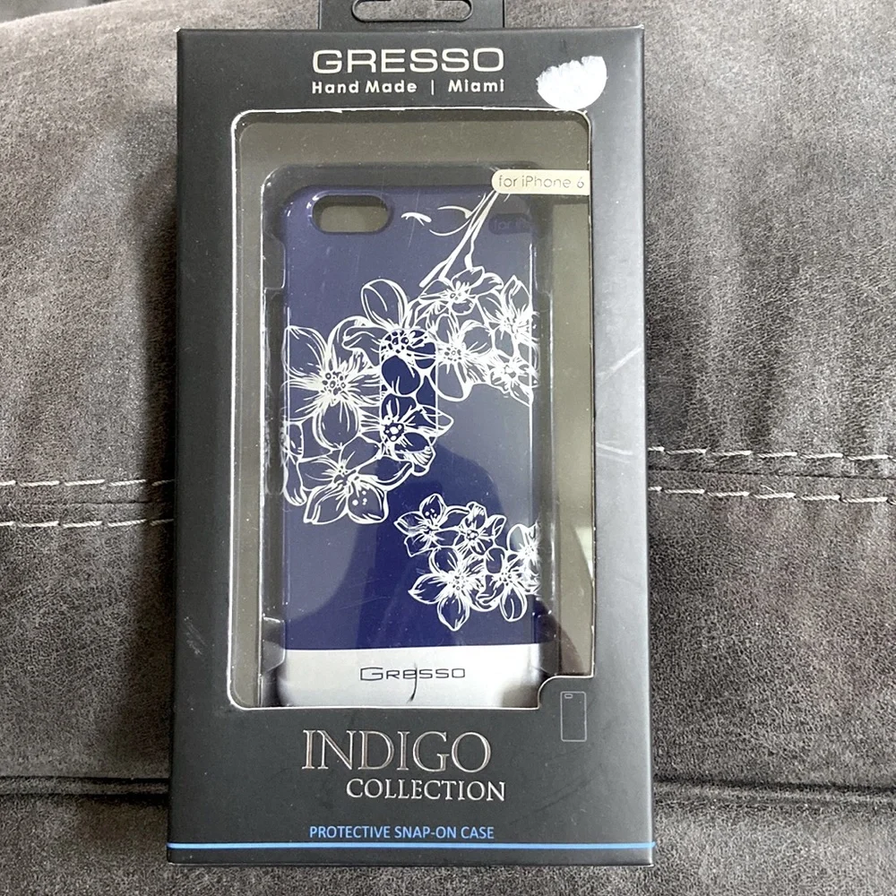 NIB Gresso Indigo Collection IPhone 6 Case